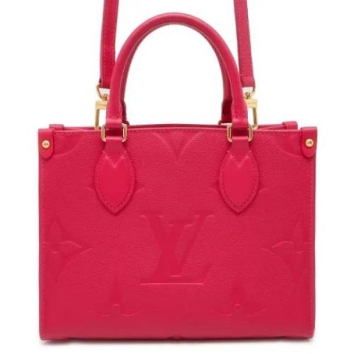 Louis Vuitton Vintage Pre-owned Tyg louis-vuitton-vskor Pink, Dam