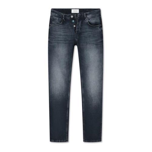 Pure Path Mörkblå Slim Fit Denim Jeans Blue, Herr