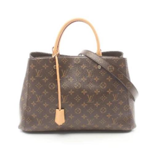 Louis Vuitton Vintage Pre-owned Canvas totevskor Brown, Dam