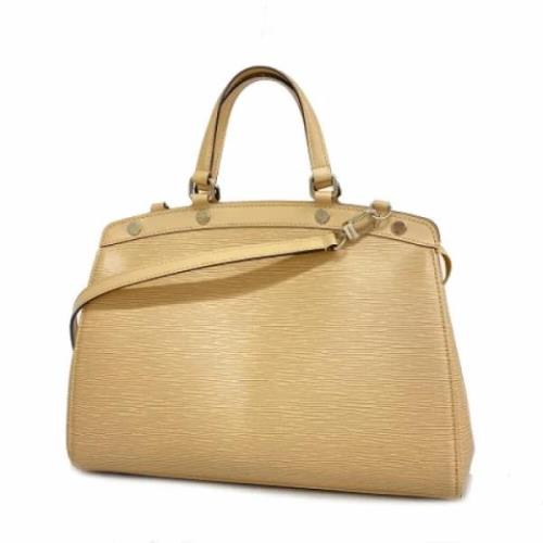 Louis Vuitton Vintage Pre-owned Tyg louis-vuitton-vskor Beige, Dam