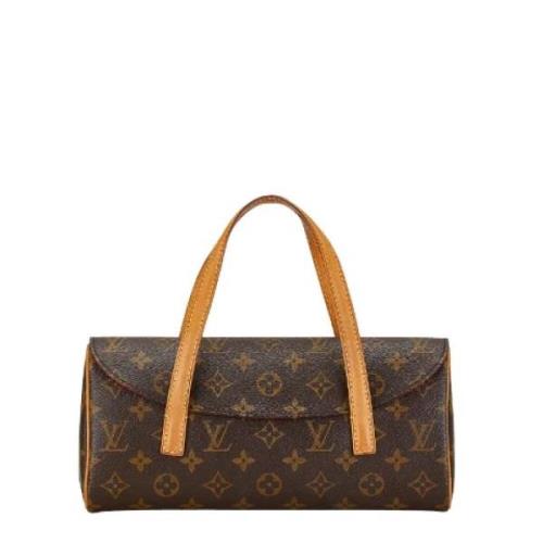 Louis Vuitton Vintage Pre-owned Canvas handvskor Brown, Dam