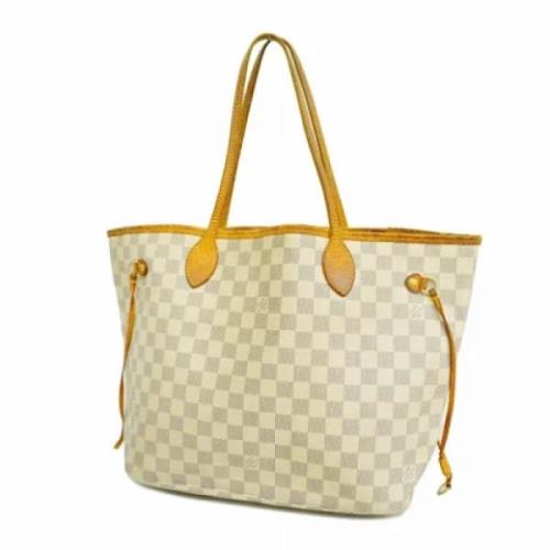 Louis Vuitton Vintage Pre-owned Tyg axelremsvskor White, Dam