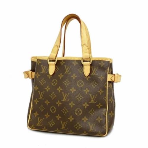 Louis Vuitton Vintage Pre-owned Tyg totevskor Brown, Dam