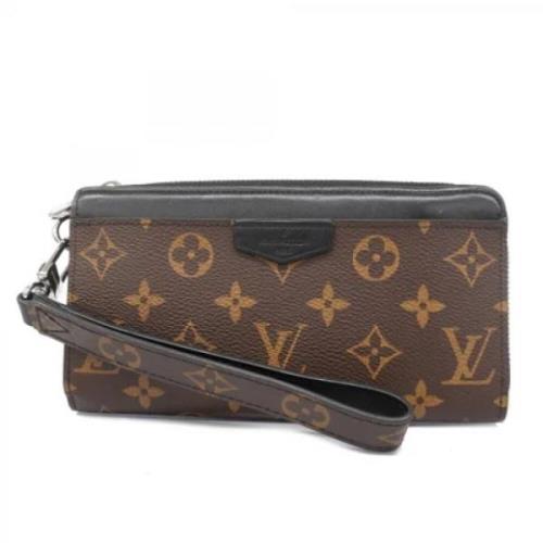 Louis Vuitton Vintage Pre-owned Laeder plnbcker Brown, Herr