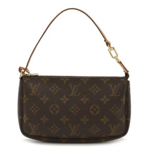 Louis Vuitton Vintage Pre-owned Tyg louis-vuitton-vskor Brown, Dam