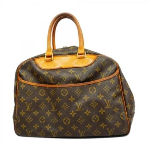 Louis Vuitton Vintage Pre-owned Tyg handvskor Brown, Dam