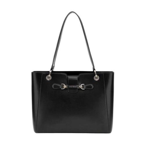 Guess Svart Axelväska Nolana Girlfrien Black, Dam