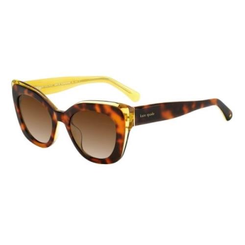 Kate Spade Brun Acetat Solglasögon Marigolds086F Multicolor, Dam