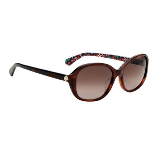 Kate Spade Brun Acetat Dam Solglasögon Brown, Dam