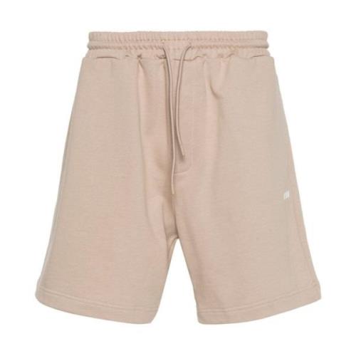 Msgm Beige Shorts för Stiligt Sommarutseende Beige, Herr