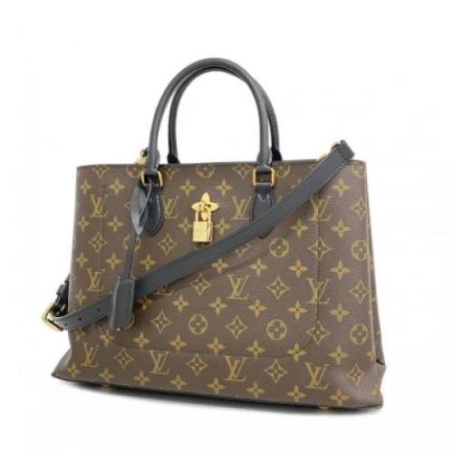 Louis Vuitton Vintage Pre-owned Tyg handvskor Brown, Dam