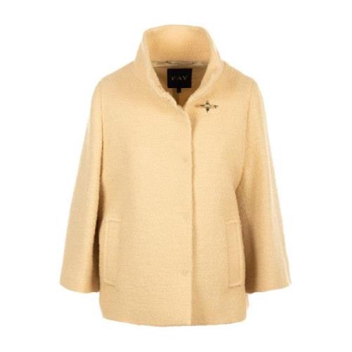 Fay Beige Jackor för Kvinnor Beige, Dam