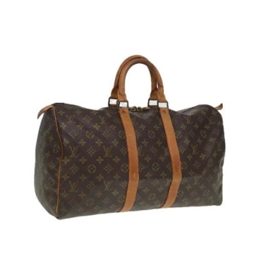 Louis Vuitton Vintage Pre-owned Canvas louis-vuitton-vskor Brown, Dam