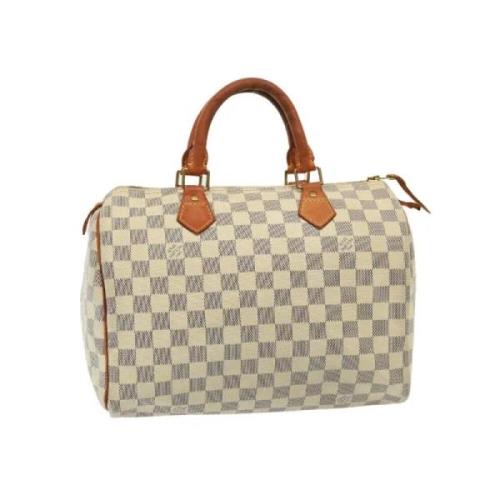 Louis Vuitton Vintage Pre-owned Canvas louis-vuitton-vskor Beige, Dam