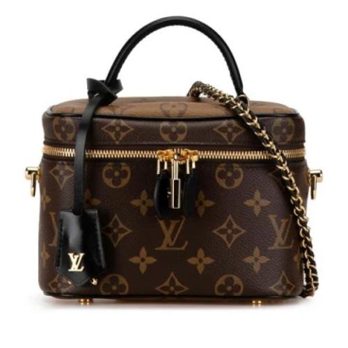 Louis Vuitton Vintage Pre-owned Laeder axelremsvskor Brown, Dam