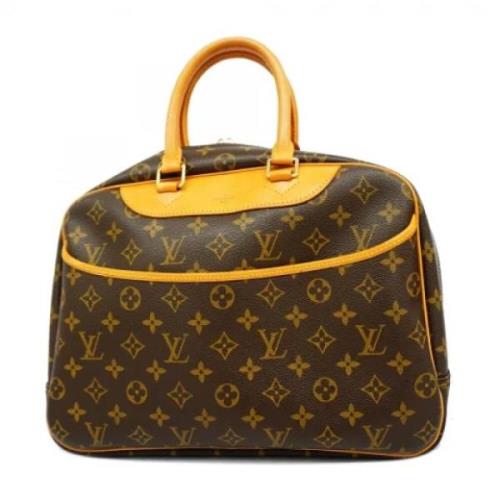 Louis Vuitton Vintage Pre-owned Tyg handvskor Brown, Dam