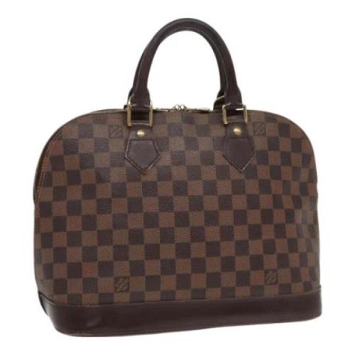 Louis Vuitton Vintage Pre-owned Canvas handvskor Brown, Dam