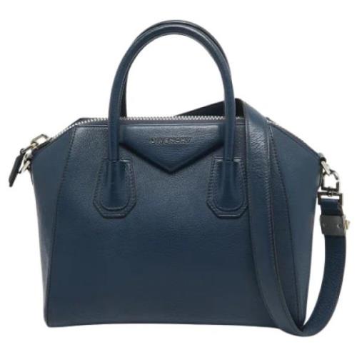 Givenchy Pre-owned Pre-owned Laeder handvskor Blue, Dam