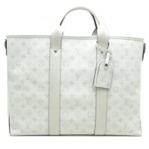 Louis Vuitton Vintage Pre-owned Tyg handvskor White, Dam