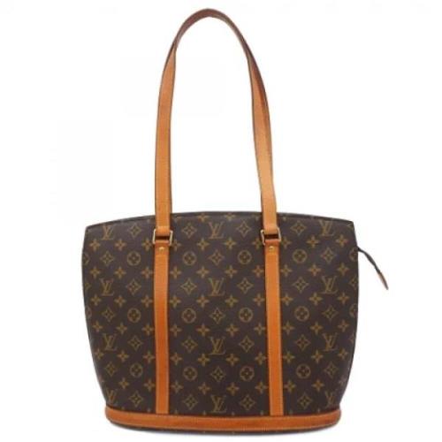 Louis Vuitton Vintage Pre-owned Tyg axelremsvskor Brown, Dam