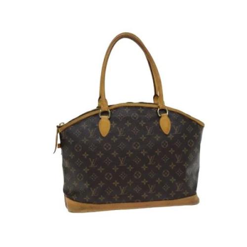 Louis Vuitton Vintage Pre-owned Canvas handvskor Brown, Dam