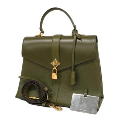 Louis Vuitton Vintage Pre-owned Tyg handvskor Green, Dam