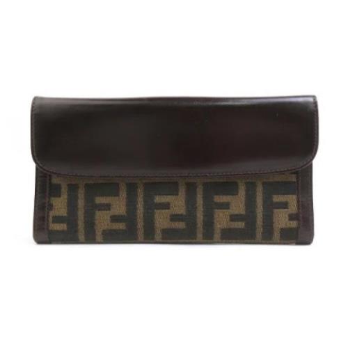 Fendi Vintage Pre-owned Canvas plnbcker Brown, Dam