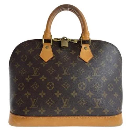 Louis Vuitton Vintage Pre-owned Canvas handvskor Brown, Dam