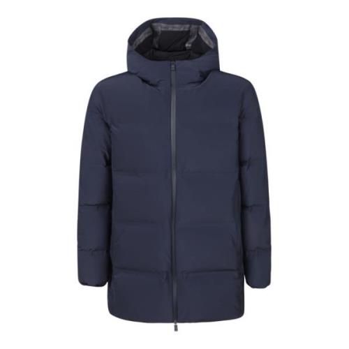 Herno Quiltad Impact Parka Blue, Herr