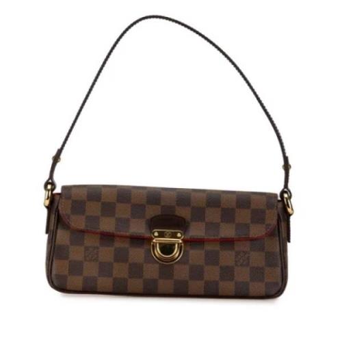 Louis Vuitton Vintage Pre-owned Laeder axelremsvskor Brown, Dam