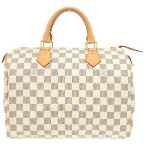 Louis Vuitton Vintage Pre-owned Tyg louis-vuitton-vskor White, Dam