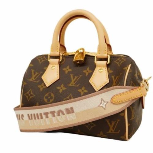 Louis Vuitton Vintage Pre-owned Tyg handvskor Brown, Dam