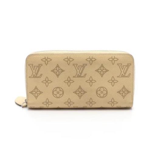 Louis Vuitton Vintage Pre-owned Laeder plnbcker Beige, Dam