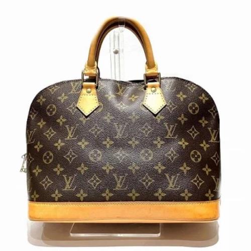 Louis Vuitton Vintage Pre-owned Canvas handvskor Brown, Dam