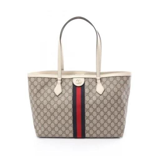 Gucci Vintage Pre-owned Laeder axelremsvskor Gray, Dam