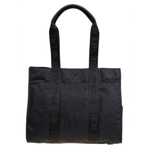 Ralph Lauren Stevie Tote Extra Stor Black, Dam