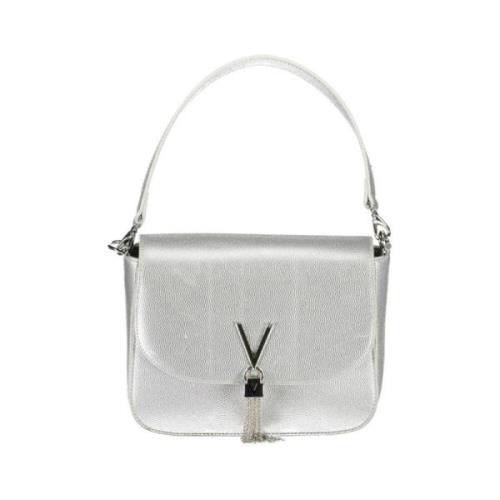 Valentino by Mario Valentino Silver Polyeten Handväska med Avtagbara R...