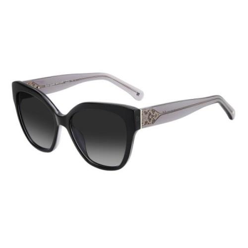 Kate Spade Svarta Acetatsolglasögon för Kvinnor Black, Dam