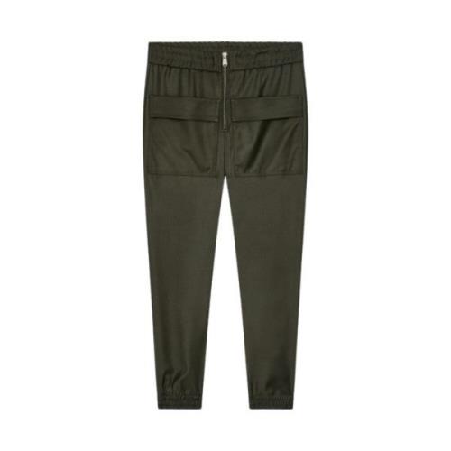 Dondup Mjuka gabardine joggers Green, Dam