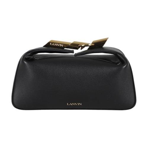 Lanvin Paljett Kväll Clutch Väska Black, Dam