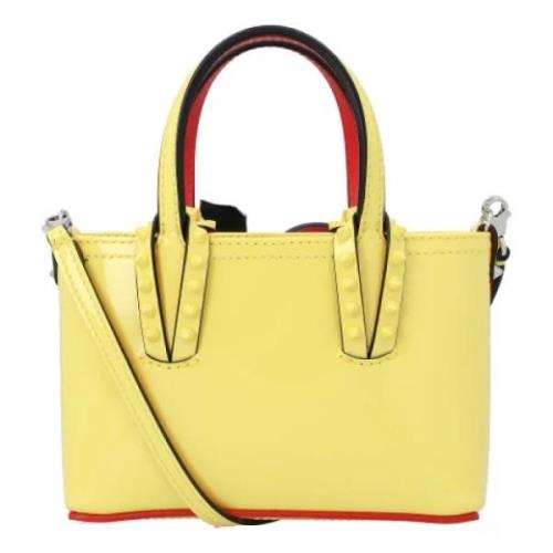 Christian Louboutin Laeder totevskor Yellow, Dam