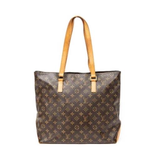 Louis Vuitton Vintage Pre-owned Canvas axelremsvskor Brown, Dam