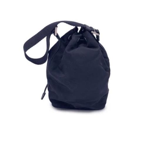 Prada Vintage Pre-owned Canvas totevskor Black, Dam