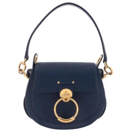 Chloé Pre-owned Pre-owned Laeder axelremsvskor Blue, Dam