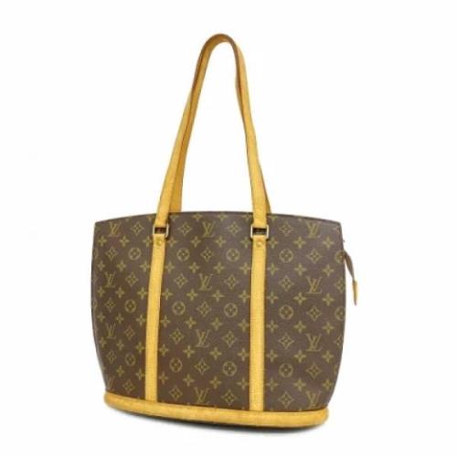 Louis Vuitton Vintage Pre-owned Tyg axelremsvskor Brown, Dam