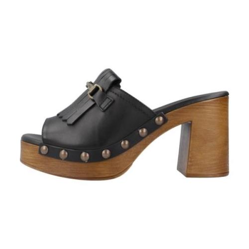 Nerogiardini Heeled Mules Black, Dam