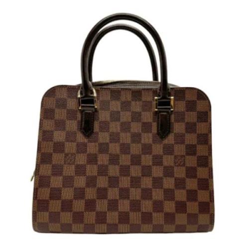 Louis Vuitton Vintage Pre-owned Canvas handvskor Brown, Dam