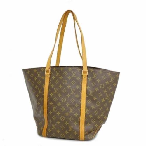 Louis Vuitton Vintage Pre-owned Tyg axelremsvskor Brown, Dam