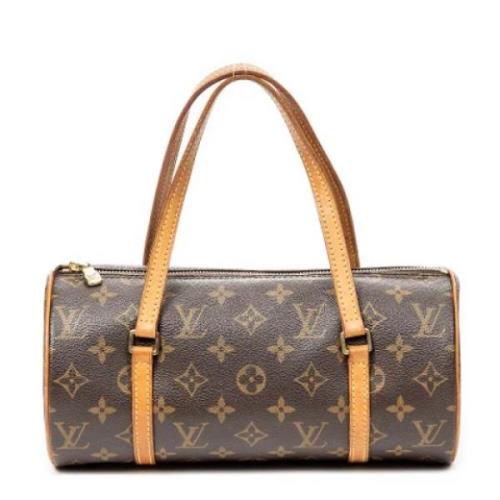 Louis Vuitton Vintage Pre-owned Canvas handvskor Brown, Dam