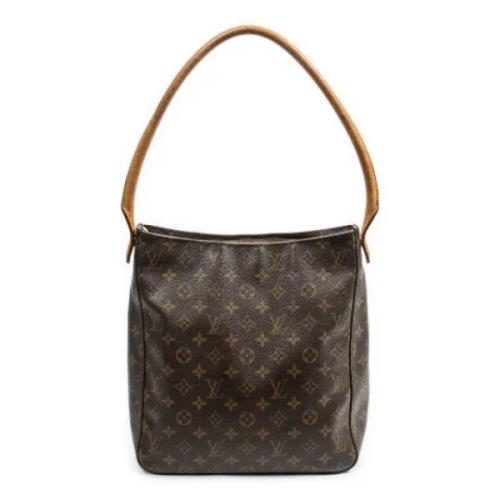 Louis Vuitton Vintage Pre-owned Canvas handvskor Brown, Dam